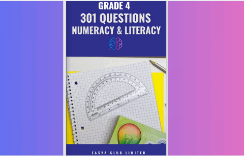 Grade 4 Numeracy & Literacy Practice – 301 Questions
